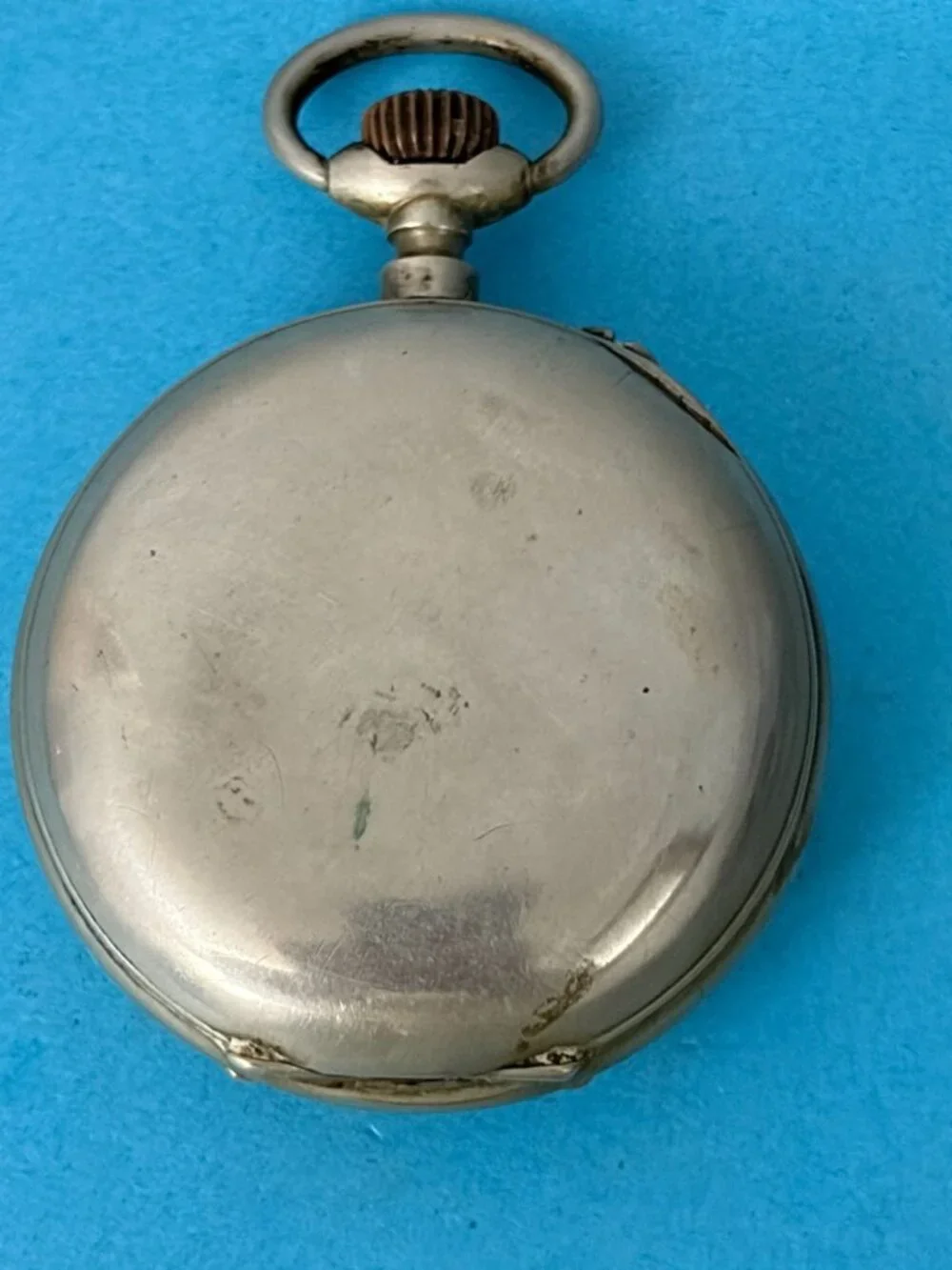 Antique Systeme Roskopf remonitoir Mechanical Pocket Watch 4 parts / repair